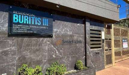 Apartamento com 2 dormitórios à venda, 44 m² por R$ 119.200,00 - Ipiranga - Valparaíso de Goiás/GO