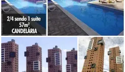 Apartamento no Metropolis com 2/4 sendo suites