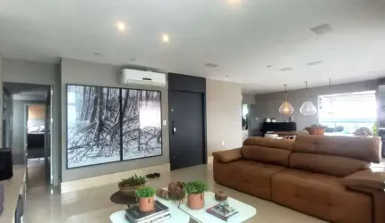 COP 30 - APARTAMENTO MOBILIADO DE 4 SUÍTES SENDO 1 MASTER MAIS GABINETE! ÁREA PRIVATIVA DE 274M². 3 VAGAS DE GARAGEM. NASCENTE.