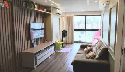 -COP 30 - APARTAMENTO COM 3 SUÍTES NO EDIFÍCIO TORRE SANTORO! -ÁREA PRIVATIVA DE 123M² - 16° ANDAR. -02 VAGAS DE GARAGEM. -NASCENTE.