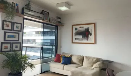 --APARTAMENTO COM 3 SUÍTES NO EDIFÍCIO RIO MENDOZA! -ÁREA PRIVATIVA DE 110M² - 21° ANDAR. -02 VAGAS DE GAGAREM.