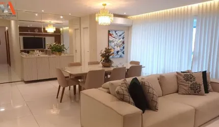 -APARTAMENTO COM 4 SUÍTES NO EDIFÍCIO TORRE DE SAVERNE! -ÁREA PRIVATIVA DE 210M² - 16° ANDAR. -03 VAGAS DE GAGAREM. -NASCENTE.