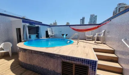 Cobertura com 3 quartos à venda na Avenida Doutor Epitácio Pessoa, --, Embaré, Santos por R$ 1.600.000