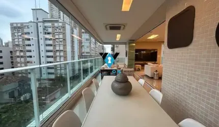 Apartamento com 4 quartos à venda na Rua Castro Alves, --, Embaré, Santos por R$ 3.980.000