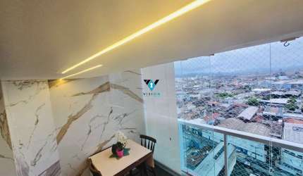 Apartamento com 2 quartos à venda na Comendador Martins, --, Vila Mathias, Santos por R$ 550.000