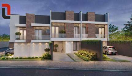 Sobrado com 3 quartos à venda, 88 m² por R$ 580.000 - Campo Comprido - Curitiba/PR