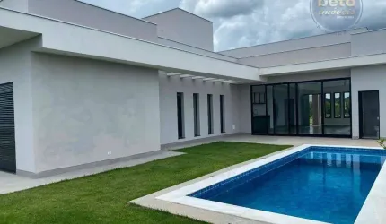 Casa com 3 dormitórios, 204 m² - venda por R$ 1.750.0Linda casa, térrea, para venda ou locação! - Condomínio Villas do Golfe - Itu/SP