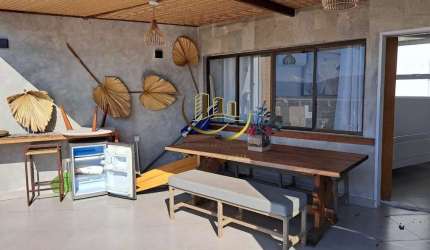 Cobertura de luxo à venda em Bertioga-SP, Riviera: 2 quartos, 2 suítes, 2 salas, 2 banheiros, 1 vaga, 130m². Venha conferir!