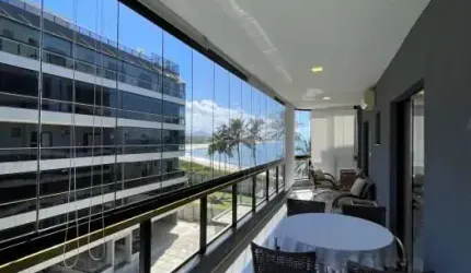 Apartamento Todo Montado Com 150m2, Sendo 4 Quartos, Na Praia De Peracanga - Centro, Guarapari - ES