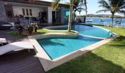 Casa com 4 dormitórios à venda por R$ 8.500.000,00 - Passagem - Cabo Frio/RJ