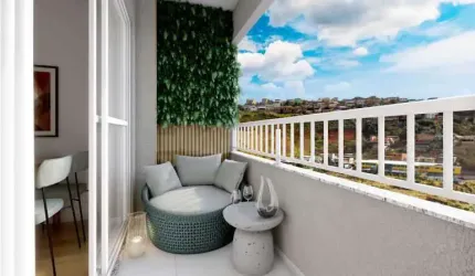 Apartamento com 2 quartos à venda na Rua Doutor Ferdinando Cyrne, Aeroporto, Juiz de Fora, 44 m2 por R$ 270.990