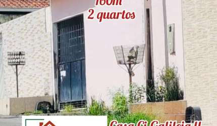 Casa Nova Cidade CJ. Galileia II, dois quartos -  Manaus/Am.