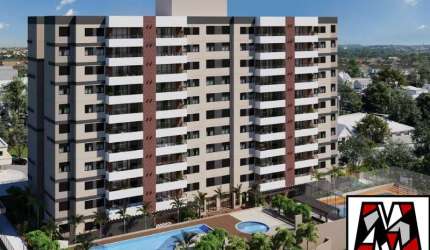 Apartamento no Chronos Residencial, Eloy Chaves, vista para Serra do Japi