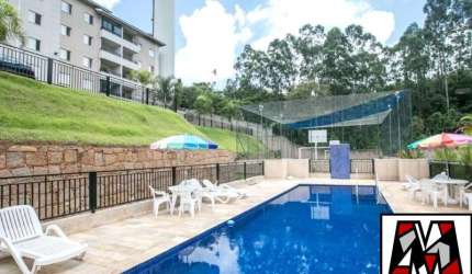 Apartamento com lazer a venda no Condomínio Monte Bianco, Jardim Carlos Gomes,  excelente localização,  financiável