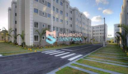 Apartamento de 2/4 em condomínio - Abrantes - Camaçari