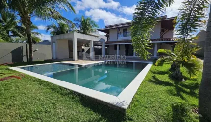 Casa Nascente de 4 suítes + Home em Busca Vida - Camaçari