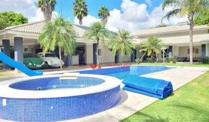Chácara com 3 dormitórios à venda, 5980 m² por R$ 5.800.000,00 - Lagos de Shanadu - Indaiatuba/SP