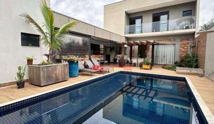 Oportunidade - Lindo Sobrado com 4 suítes à venda, 412 m² por R$ 2.100.000 - Chácara Areal - Indaiatuba/SP