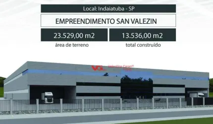Galpão, 13536 m² - venda por R$ 84.000.000,00 ou aluguel por R$ 432.000,00/mês - Caldeira - Indaiatuba/SP