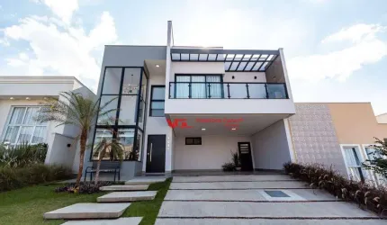 Lindo Sobrado com 3 dormitórios à venda, 227 m² por R$ 2.270.000 - Jardim Residencial Maria Dulce - Indaiatuba/SP