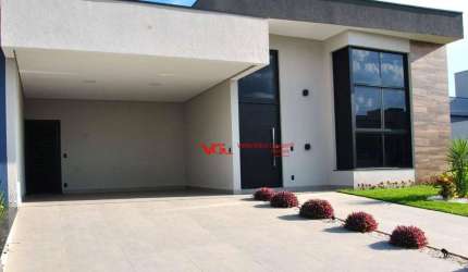 Linda Casa com 3 dormitórios à venda, 185 m² por R$ 1.690.000 - Jardim Residencial Dona Lucilla - Indaiatuba/SP