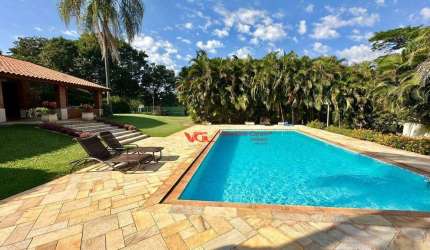 Chácara com 7 dormitórios à venda, 5000 m² por R$ 2.600.000,00 - Colinas do Mosteiro de Itaici - Indaiatuba/SP