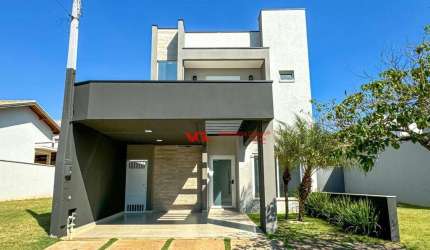Lindo Sobrado com 3 dormitórios à venda, 140 m² por R$ 1.150.000 - Condomínio Park Real - Indaiatuba/SP