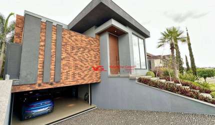 Casa Moderna e Exclusiva com 3 suítes e salão de jogos à venda, 453 m² por R$ 5.700.000 - Jardim Maison Du Parc - Indaiatuba/SP