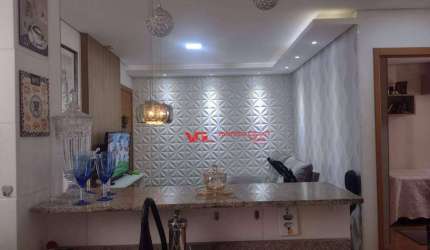 Apartamento com 2 dormitórios à venda, 54 m² por R$ 250.000,00 - Condomínio Parque Solar dos Pássaros - Salto/SP