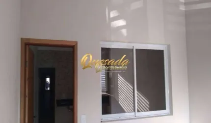 Casa térrea nova à venda, 2 dormitórios, 1 suíte, Jardim Veneza, Indaiatuba.