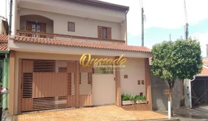 Sobrado à venda, 6 quartos, área gourmet, edícula, Jardim Morada do Sol, Indaiatuba.