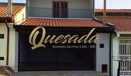 Sobrado à venda, com 3 dormitórios, no Jardim Adriana, Indaiatuba.