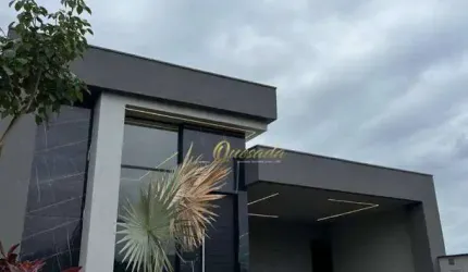 Casa térrea nova, à venda, 3 suítes, piscina, Condomínio Vila Sapezal, Indaiatuba.