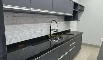 Casa térrea nova, à venda, 3 suítes, planejados, Condomínio Gran Reserve, Indaiatuba.