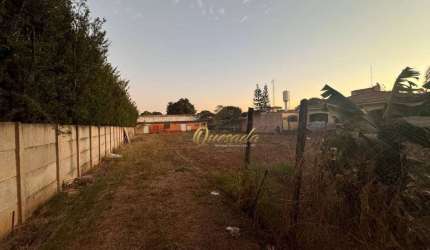 Terreno residencial à venda, 1.000 m², barracão, plano, Vale do Sol, Indaiatuba.