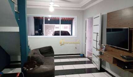 Sobrado á venda, 2 dormitórios, 1 suíte, quintal, Jardim São Francisco, Indaiatuba.