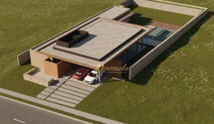 Casa térrea nova à venda, 4 suítes, piscina, planejados, Condomínio Reserva Petrus, Indaiatuba.