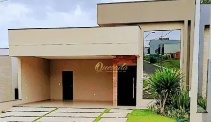 Casa térrea, à venda, 3 dormitórios, 1 suíte, piscina, Condomínio Gran Reserve, Indaiatuba.