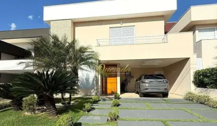Sobrado para locação, 3 dormitórios, 1 suíte, piscina, planejados, Condomínio Altos de Itaici, Indaiatuba.
