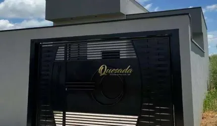 Casa térrea nova, à venda, 2 quarto, 1 suíte, área gourmet, Jardim Bom Sucesso, Indaiatuba.