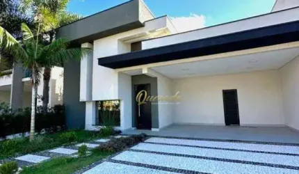Casa térrea nova, à venda, 3 suítes, planejados, piscina, Condomínio Duas Marias, Indaiatuba.