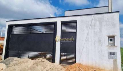 Casa térrea nova, à venda, 3 dormitórios, 1 suíte, Parque Barnabé, Indaiatuba.