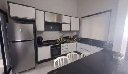 Casa térrea para locação, 3 quartos, 1 suíte, planejados, Condomínio Park Real, Indaiatuba.