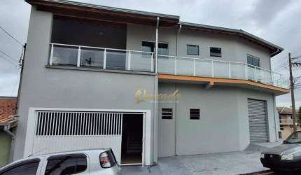 Sobrado com salão comercial, 3 quartos, planejados, Jardim Portal do Sol, Indaiatuba.