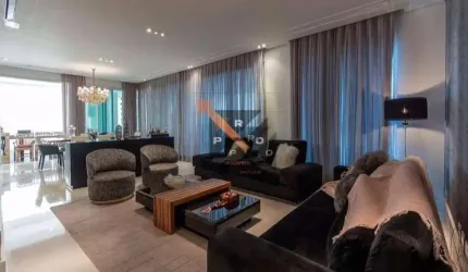 Lindo Apartamento mobiliado no Anália Franco , 4 suítes , 5 vagas , depósito privativo ,lazer completo, Varanda Gourmet