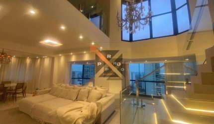 Linda Cobertura c/ 3 quartos, 3 suítes e 4 vagas, 450m², Localização Privilegiada
