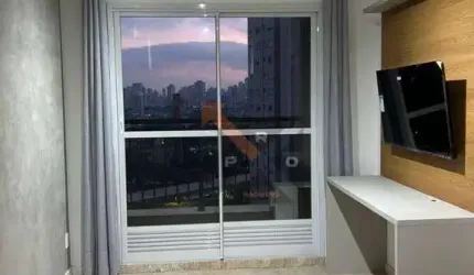 Apto Mobiliado - Living Klabin - ao Lado do Metrô