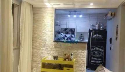 Apartamento com 2 dormitórios à venda, 46 m² por R$ 280.000,00 - Residencial Pitágoras - Paulínia/SP