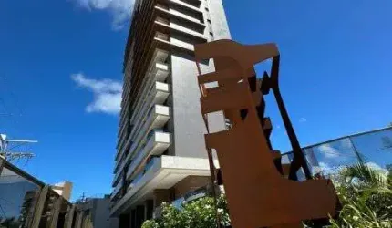 Apartamento na Barra com 4|4, 03G 210M²