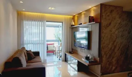 Apartamento para venda possui 91 metros quadrados com 3 quartos